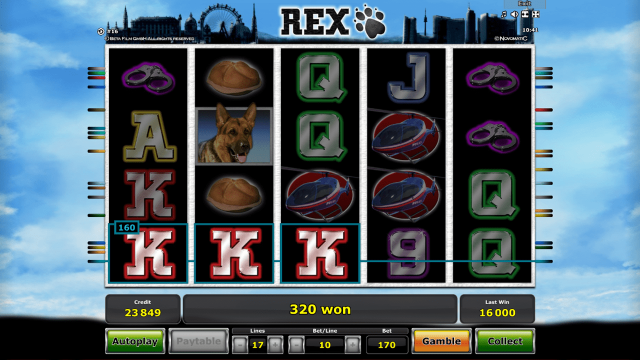 Игровой аппарат Rex