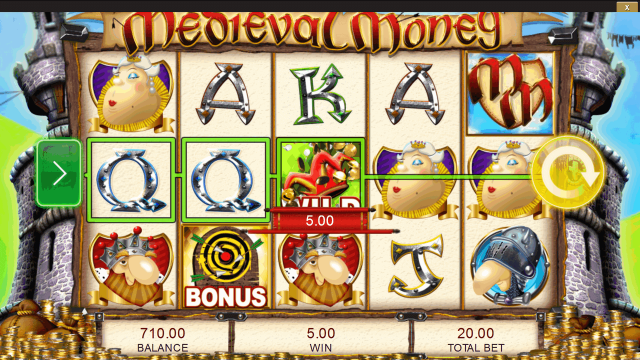Популярный автомат Medieval Money