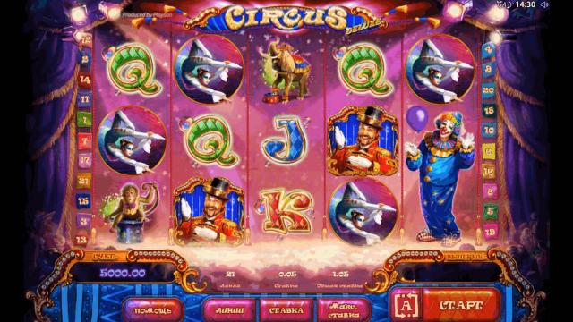 Онлайн автомат Circus