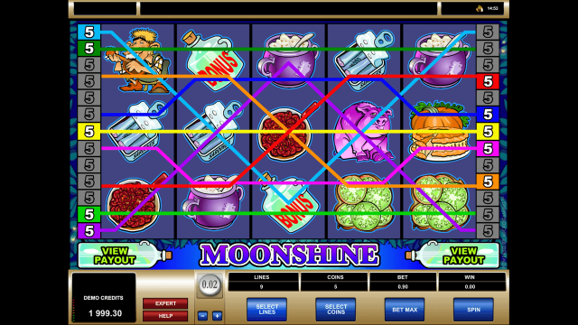 Популярный слот Moonshine