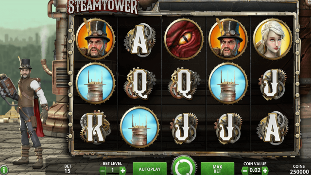 Игровой слот Steam Tower