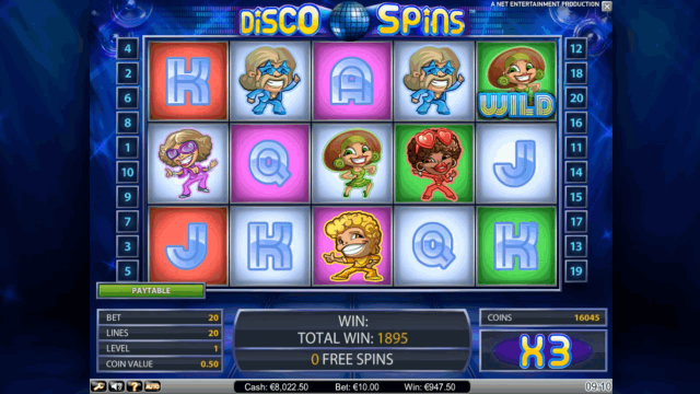 Онлайн автомат Disco Spins