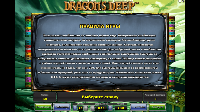 Популярный аппарат Dragon's Deep