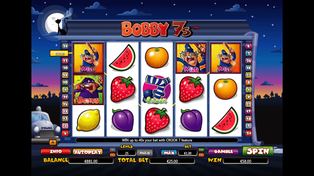 Игровой автомат Bobby 7s