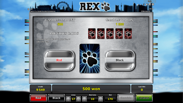 Онлайн автомат Rex