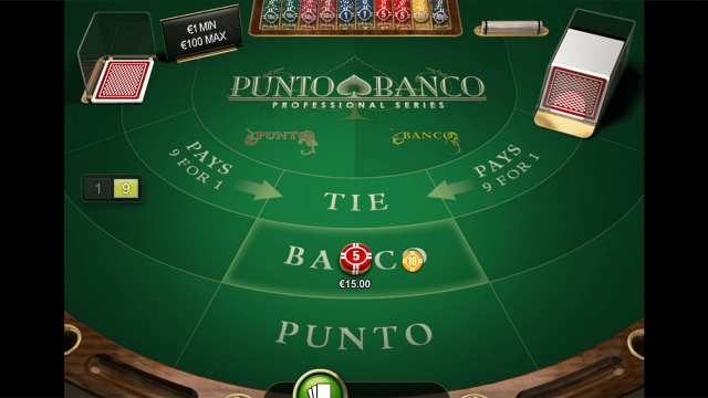 Популярный автомат Punto Banco Professional Series