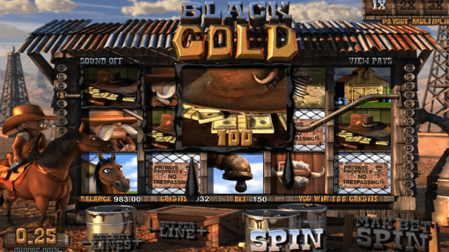 Популярный автомат Black Gold