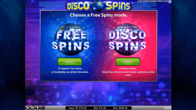 Популярный автомат Disco Spins