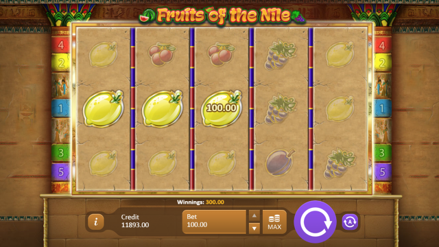 Игровой автомат Fruits Of The Nile