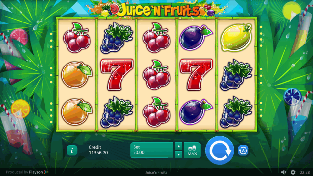 Игровой слот Juice 'N' Fruits