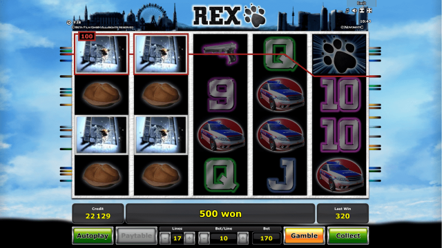 Игровой аппарат Rex