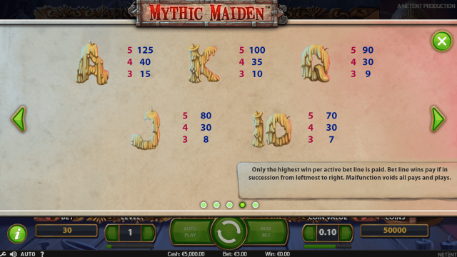 Онлайн аппарат Mythic Maiden