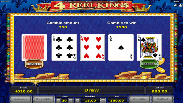 Игровой слот 4 Reel Kings